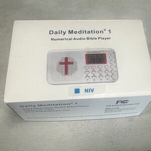 Daily Meditation 1 Audio Bible Player - White